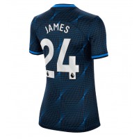 Koszulka piłkarska Chelsea Reece James #24 Strój wyjazdowy dla kobiety 2023-24 tanio Krótki Rękaw